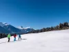 Chalet Presseggersee Nassfeld Schnee Schuh Wandern