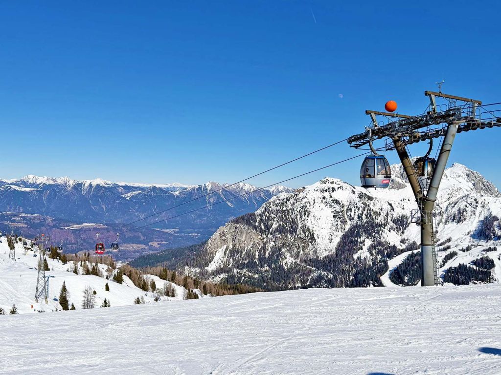 Chalet Presseggersee Nassfeld ski gebied