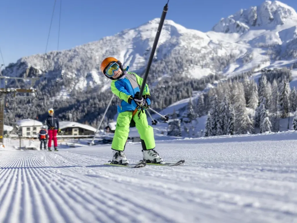Chalet Presseggersee Nassfeld family and kids ski